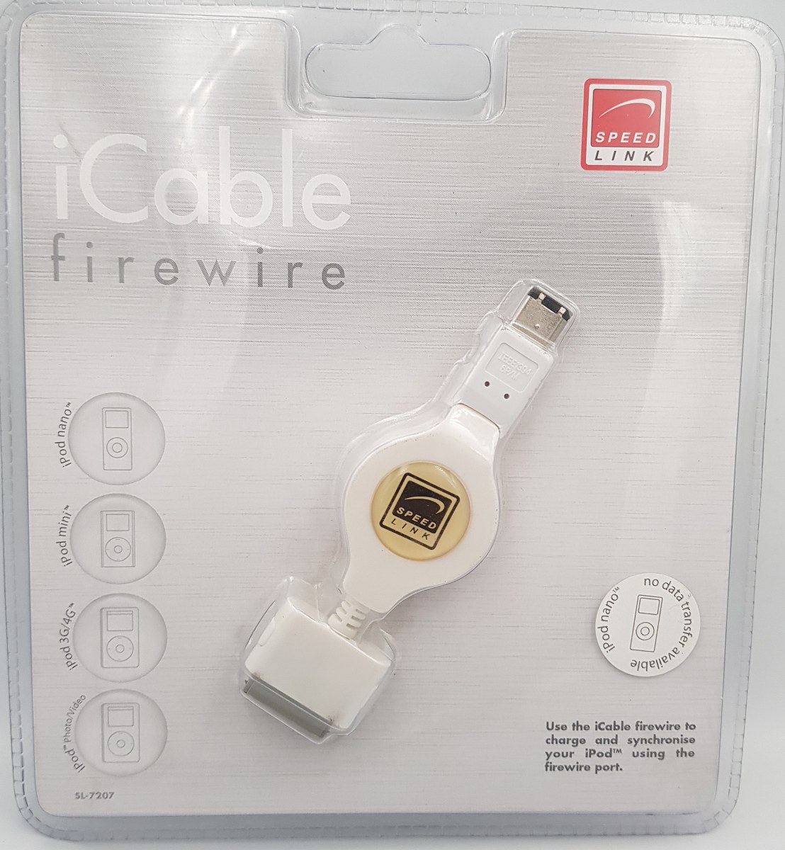 Cable Speed Link iCable Firewire New Charging Cable