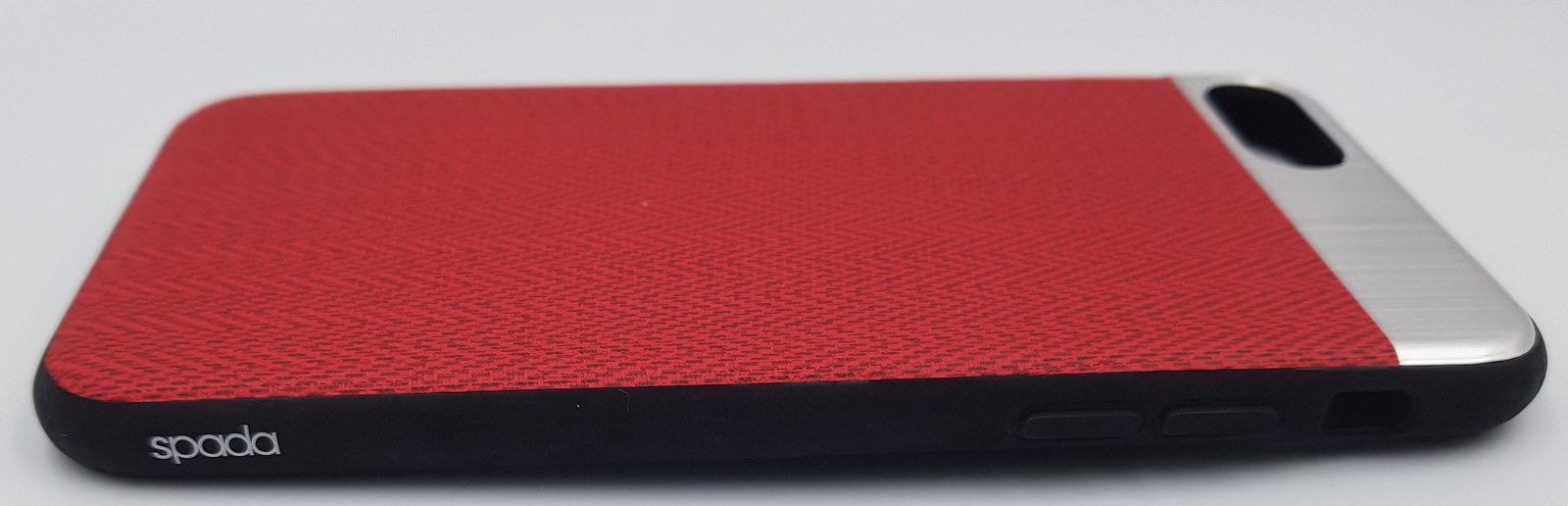 iPhone 7/8 Red/Silver Silicone Back Cover 4.7"