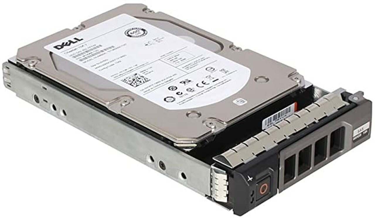 Dell W347K 600GB 15K 16MB 6.0GBps 3.5" Enterprise Class SAS Hard Drive in Poweredge R Series Tray