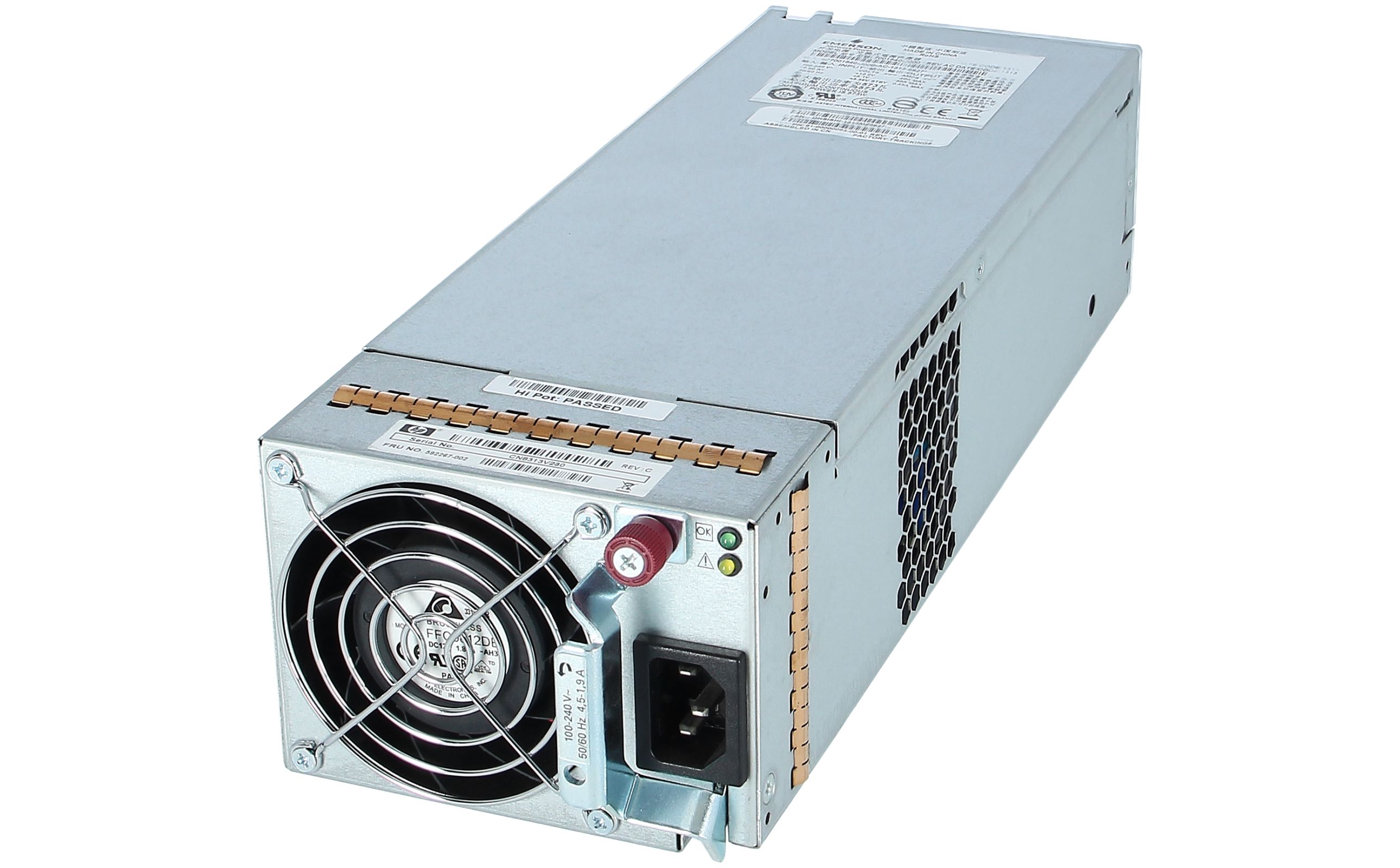 HP- 592267-002 HP MSA2000 595W POWER SUPPLY Open Box