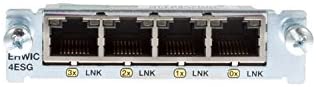 Cisco EHWIC-4ESG Four port Ethernet switch interface card Used A