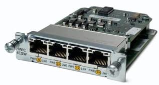 Cisco HWIC-4ESW EtherSwitch High Speed WIC Card HWIC-4ESW High-Speed WAN Interface Card - Vology  Used A
