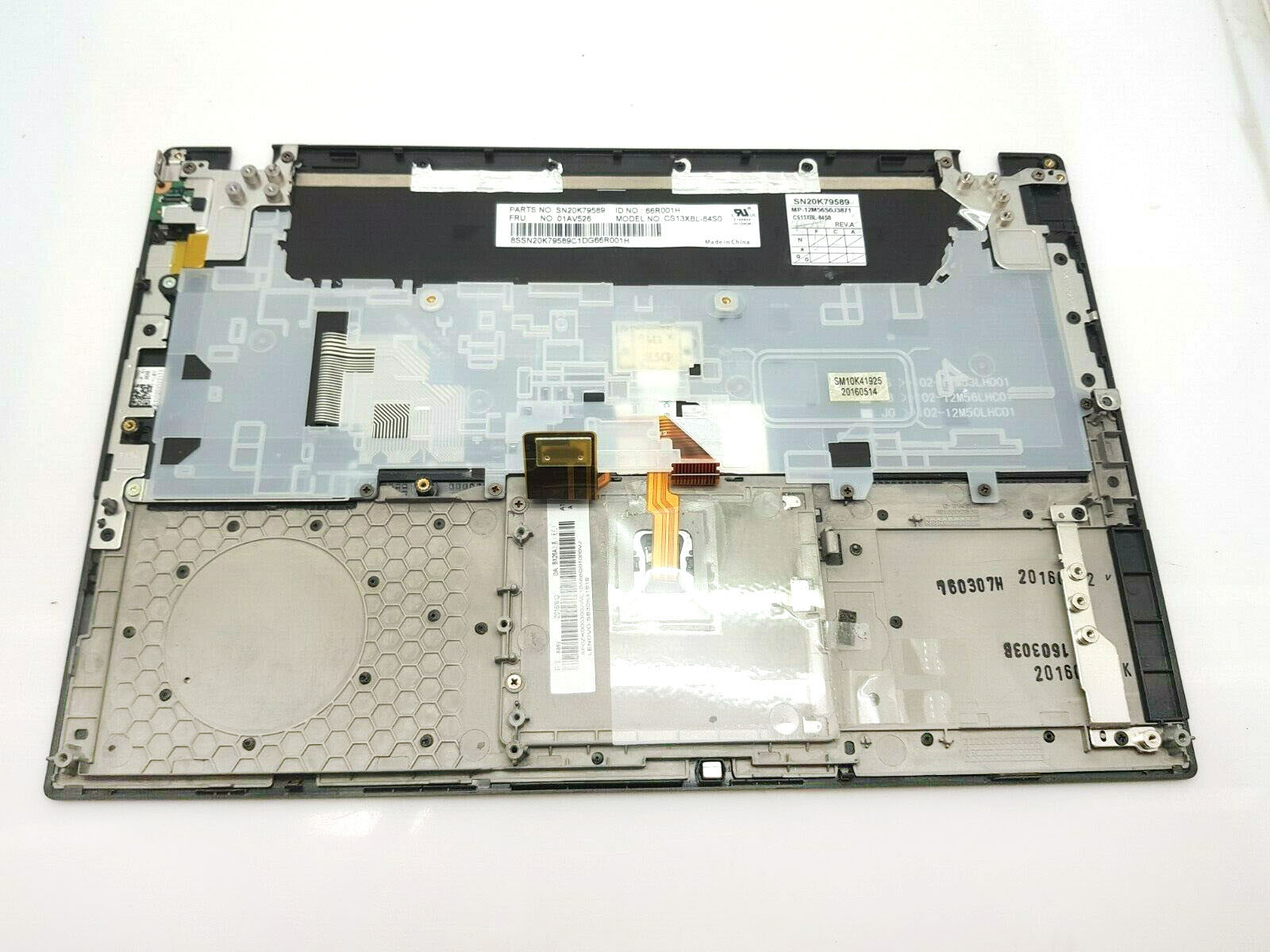 Lenovo Thinkpad x260 Palmrest TouchPad Mouse Case Cover Housing with Palmrest Keyboard  SB30K41919 Used A