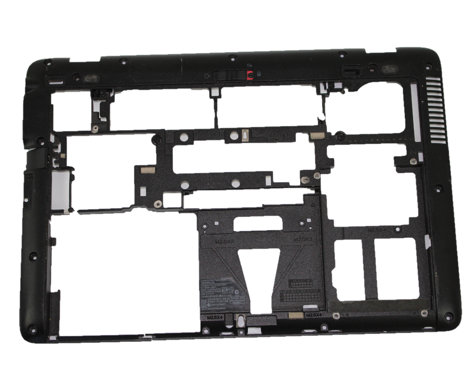 HP EliteBook 820 G1 Bottom Plastic Chassis Base 730551-001 Used A