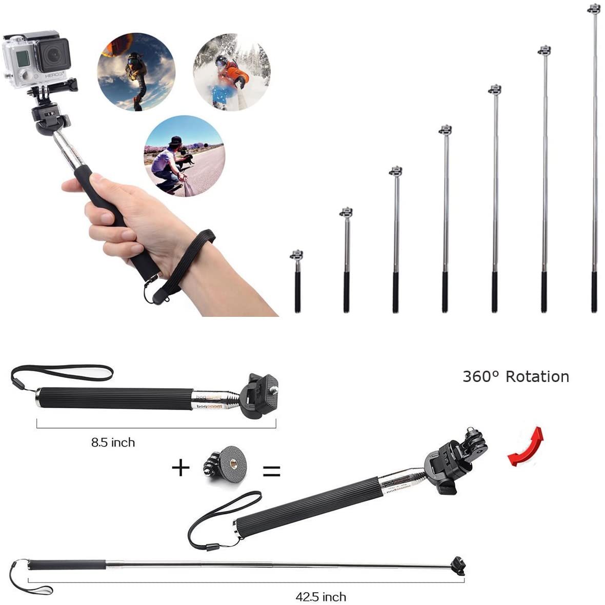 Camera Multi Accessory Kit For Gopro