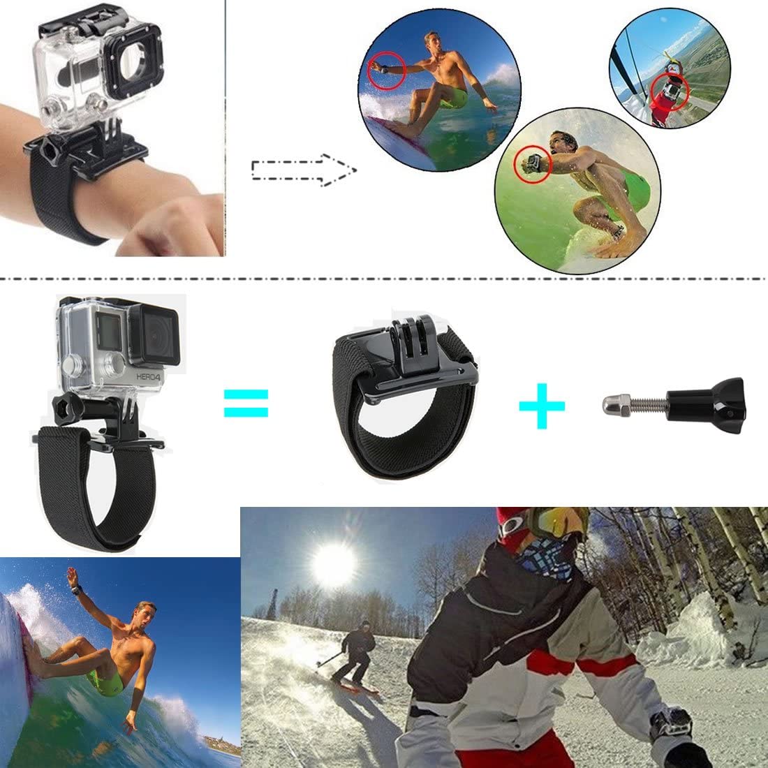 Camera Multi Accessory Kit For Gopro