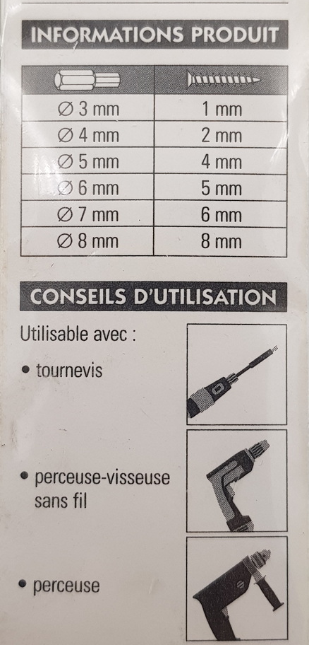 Guex Hexagon Torx Bits 5mm 8mm 2pcs