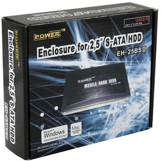Power HDD Enclosure for 2.5 S-ATA HDD EH-25BS II USB 2.0