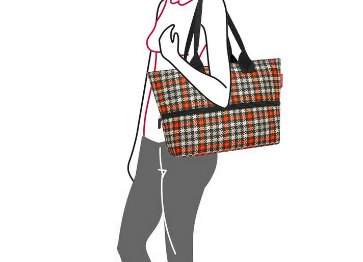 Reisenthel Designer Expantable Shopping Bag with Zipper