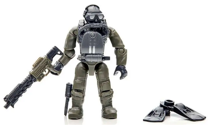 MEGA BLOKS Call Of Duty Underwater Vehicle Seal Sub Recon 171pcs