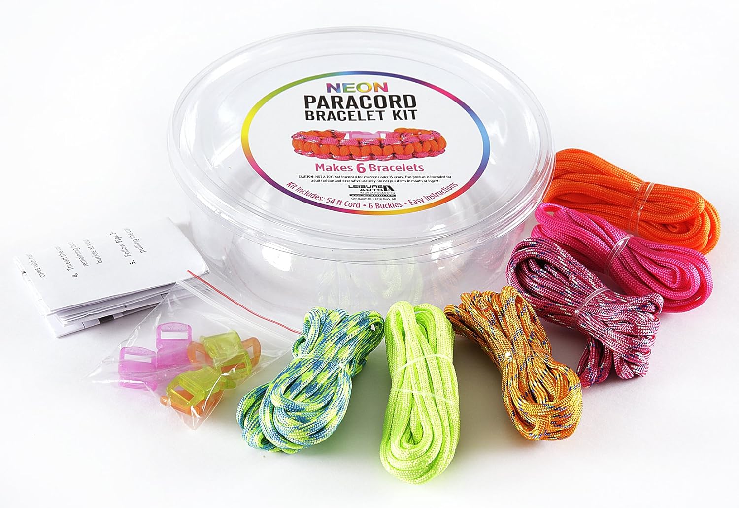 Neon Paracord Bracelet Kit