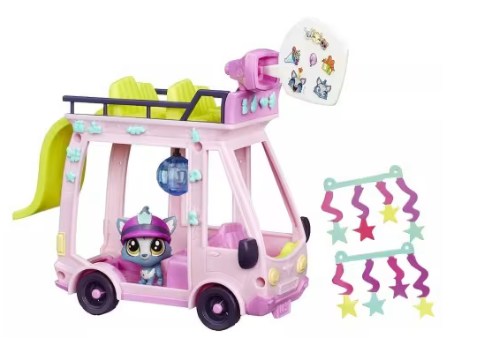 Hasbro Littlest Pet Shop LPS Shuttle Mini Bus B3806