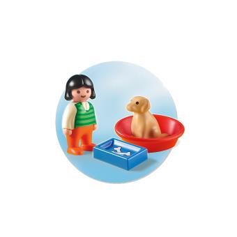 Playmobil Girl with Dog 6796