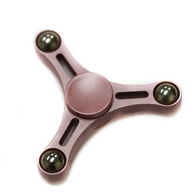 Premium Metallic Fidget Spinner Light Pink