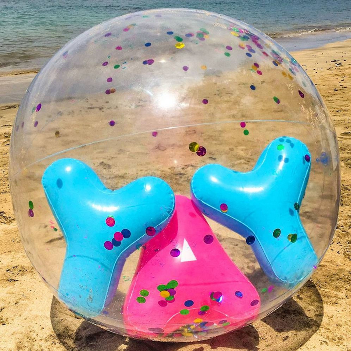 Giant Inflatable YAY Beach Ball 85CM