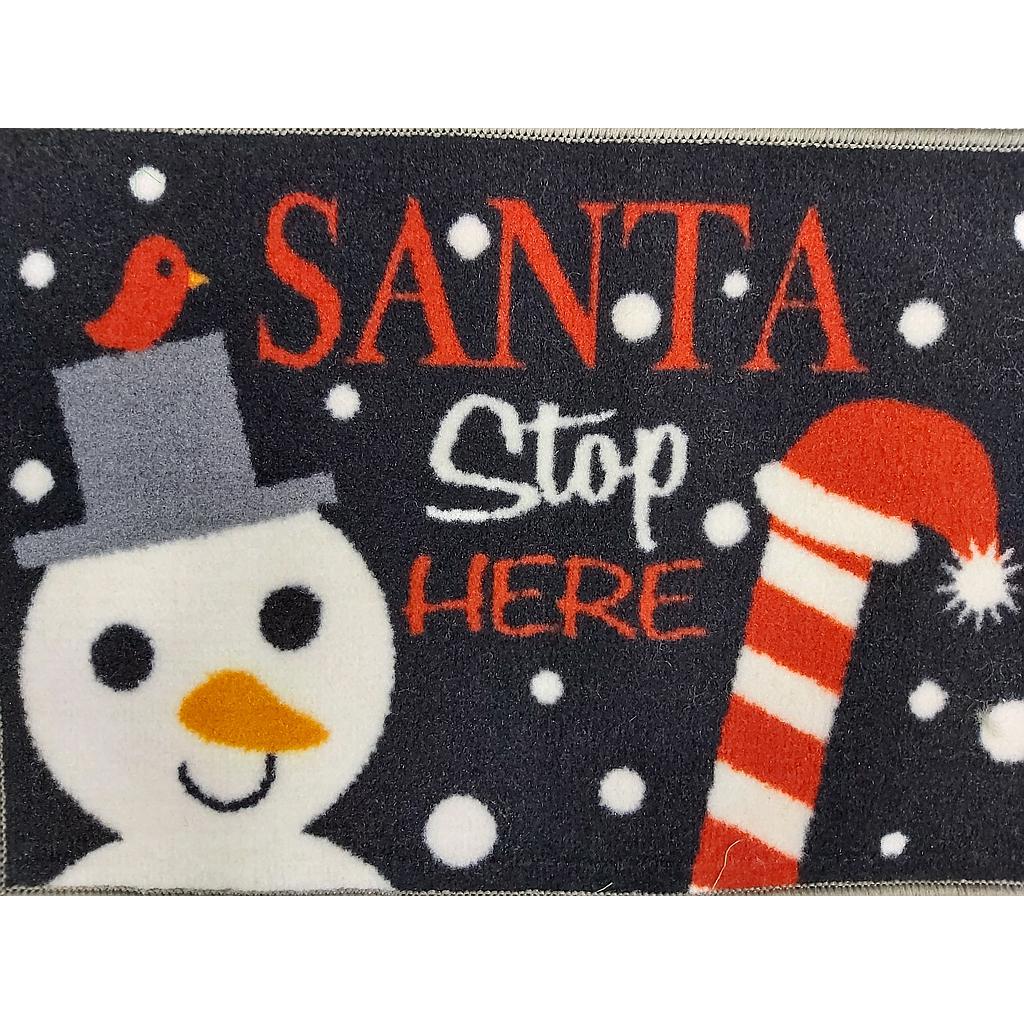 Santa Stop Here Carpet 60x40cm