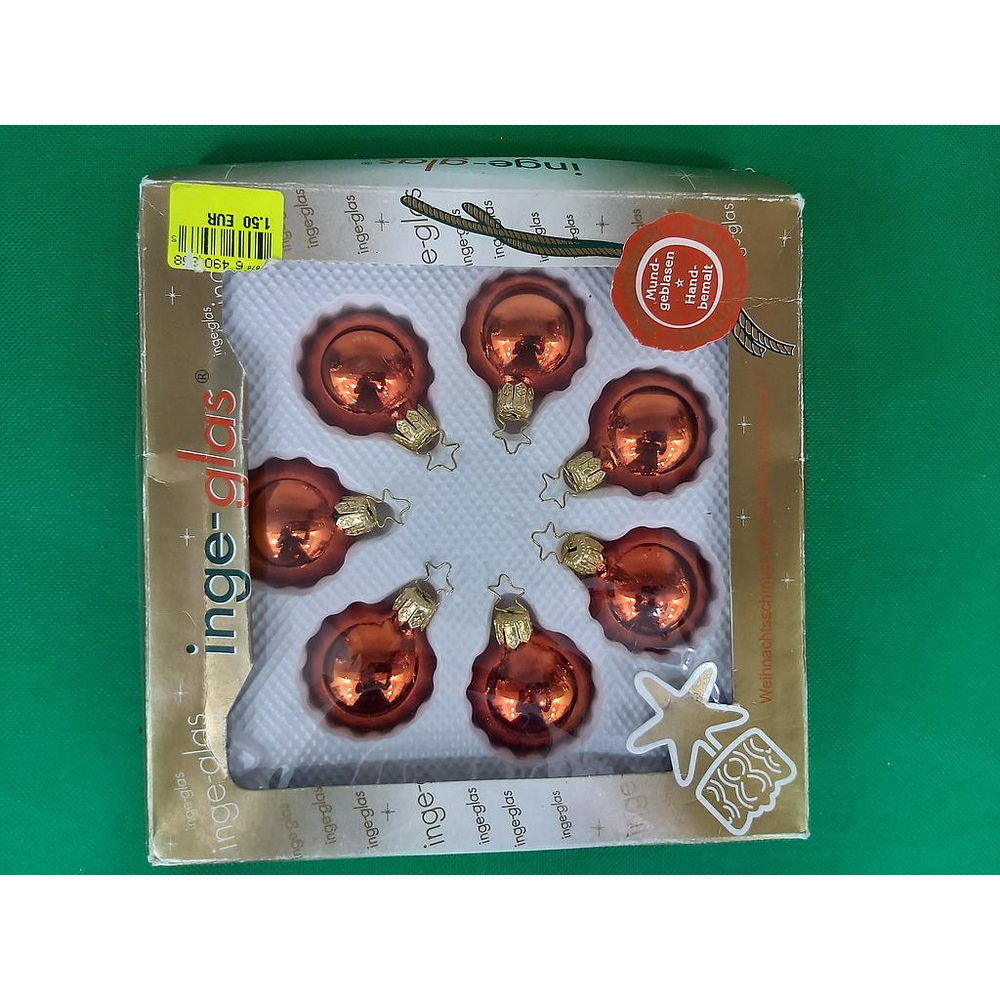 Christmas Tree Red Bulbs 7 Pcs Set
