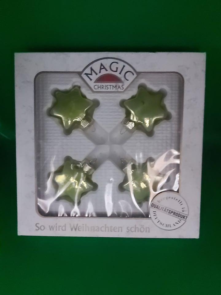 Magic Christmas Gold Star Tree Decore