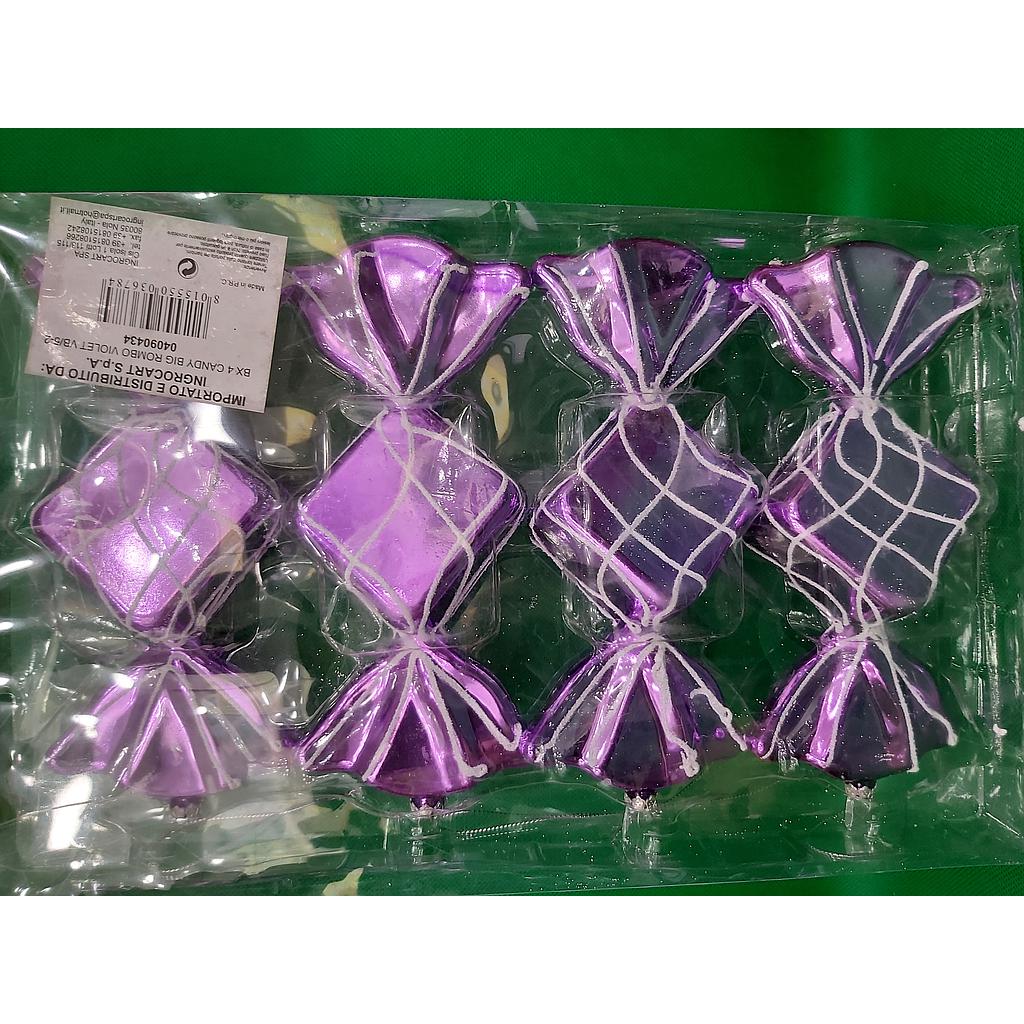 4 Candy Big Tond Violet 