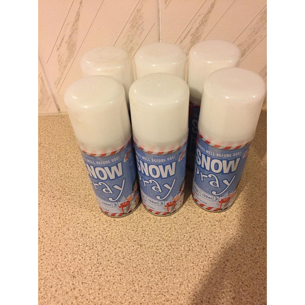 Snow Spray pack of 6