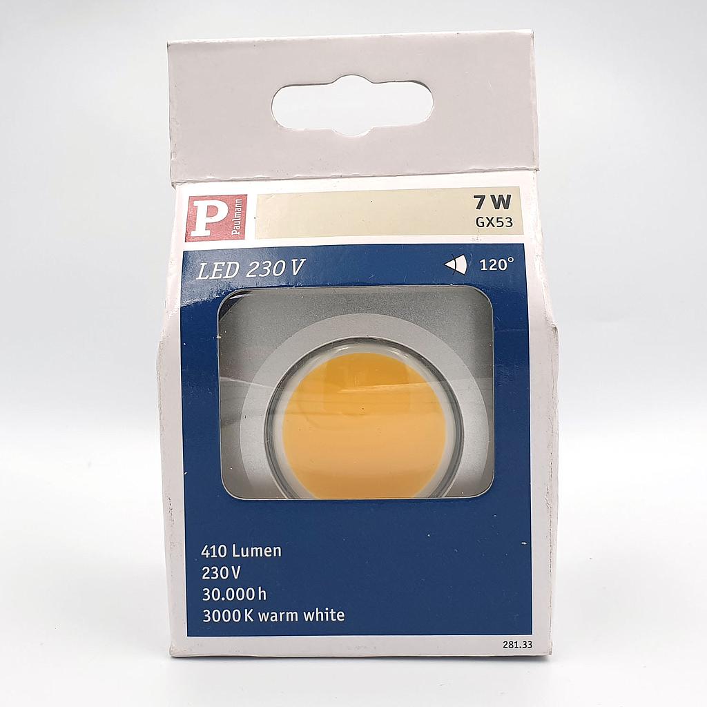 Paulmann 28131 281 31 Led Disc 4W Gx53 Warm White 240V 30 000H