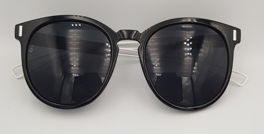 Lux Lenses UK SunGlasses Model WPH 066 Black Wayfarer Style Plastic