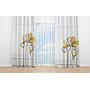 OYO Home SL FPR 91A New 240cm Lotus Flower Curtains 280cm
