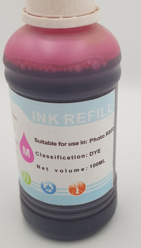 Refill Ink Unb LM 100ml Light Magenta LM Refill Ink for Inkjet Printer AA