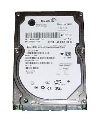Seagate Hard Disk 120Gb HDD 2.5SATA ST9120823AS Used