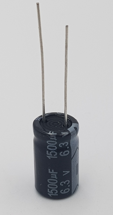 Pack of 50  Etopmay New Capacitors Aluminum Electrolytic 1500mf  6.3V D10 L17mm
