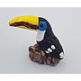Articiones Toucan Handmade Figurine  Ceramic New 6.2cm 7cm 5cm