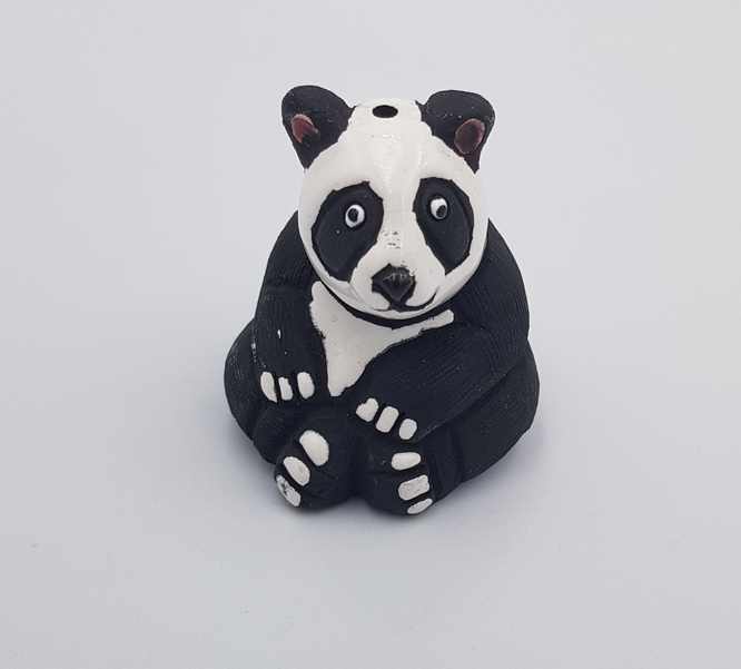 Articiones Panda Handmade Figurine  Ceramic New 6cm 5cm 4cm