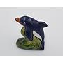 Articiones Dolphin Handmade Figurine  Ceramic New 6.2cm 6cm 3cm