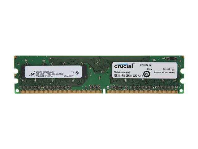PC2 6400 DDR2 800MHz 1GB Desktop Memory Module Mixed Brand Used
