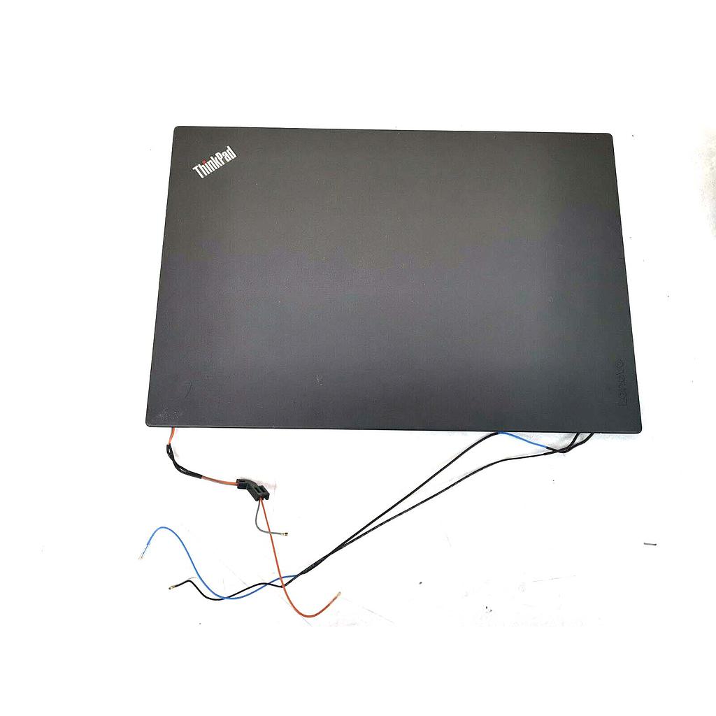 Lenovo ThinkPad T450 SCB0H21605 Rear Top Lid Cover with Web Camera Wifi Antenna LCD Flex with Hinges Used A
