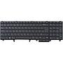 Laptop Replacement Keyboard for Dell PN PK130FH1B12 NSK DW0BC 0U PK130FH1D12 NSK DW2BC 0U 07T433 PK130VI1B12 NSK DW4BC 0U 9Z.N5NBF 0UUK Layout with Backlit  Mouse Point Used
