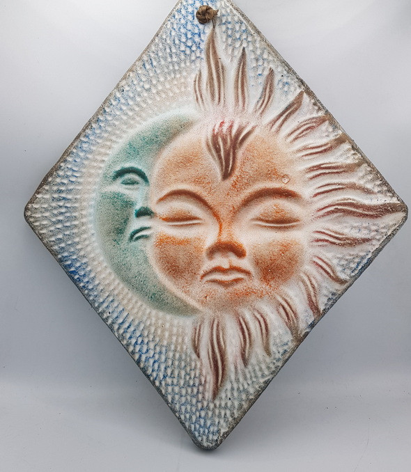 Articiones Handmade Art Wall Changing Decor Moon and Sun