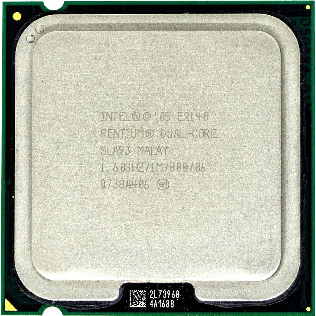 Intel Pentium E2140 Dual Core 1.60GHz LGA775 CPU SLA93 Used A