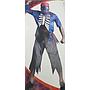 Carnival Costume Skeleton Pirate Top Pants EVA Mask Belt Medium
