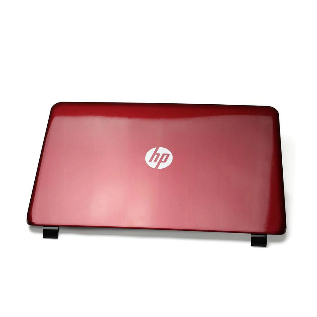 HP 15 D Series LCD Back Cover Lid Red Color 747110 001 Used A