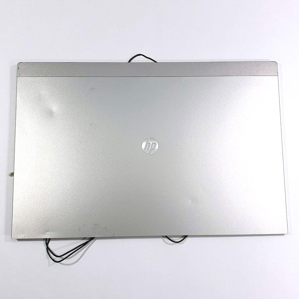 HP EliteBook 2570p LCD Back Cover Top Lid 685415 001 685507 001 with Webcam HingesLcd Flex and wifi cable assembly Used A