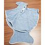 Light Blue Bath Cape Medium Baby Bites 020 PIZA BICI M New 120cm 71cm