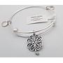 Urban Leaves Magic Flower Silver Bangle  ULSY003VS Hand Bracelet Brass