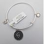Urban Leaves LETTER G Silver Bangle ULIN007VS Hand Bracelet Brass