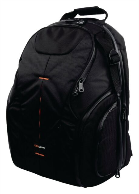 Camlink 29x15x41cm Backpack for Camera Blackorange