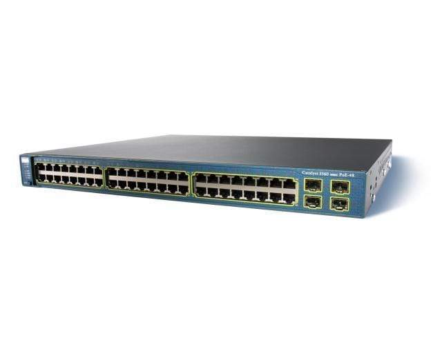 Cisco Catalyst 3560G 48 Port Gigabit POE Switch WS C3560G 48PS S pn 800 26845 01 without power cable Used A