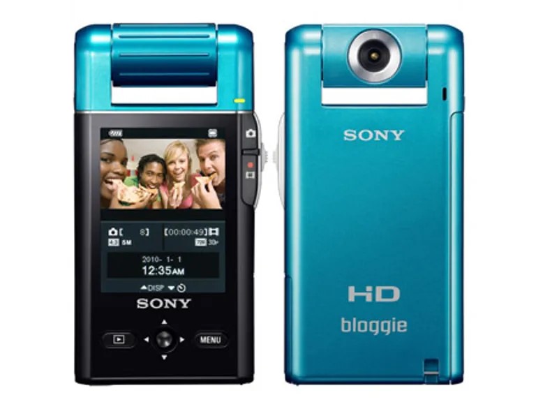 Sony MHS PM5K FullHD Bloggie Camera Light Blue Color Open Box