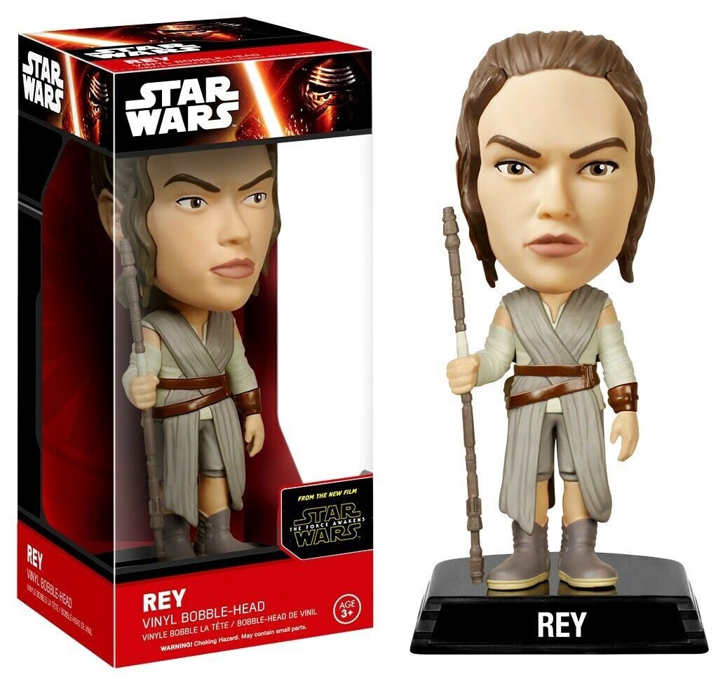 Disney Star Wars Rey Wacky Wobbler Bobble Head