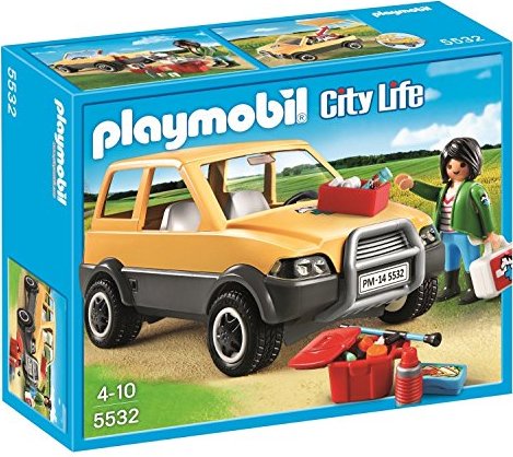 Playmobil 5532 City Life Vet with Car  Open Box Plastic