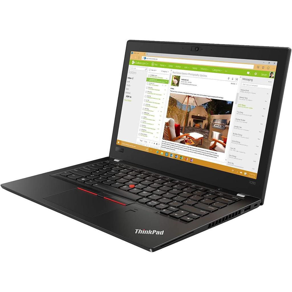 Lenovo ThinkPad x280 Laptop Used B Bad Battery Intel i5 8350U 1.7 Ghz 8GB Memory Win10 Pro 256GB NvMe 12.5 HD Graphics